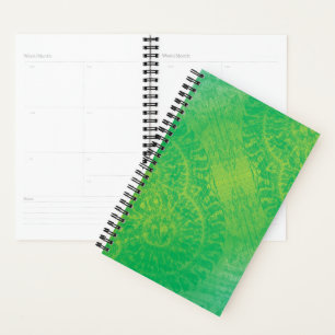 aanvaarding Geel Groen Blauw Boho Medallions Planner