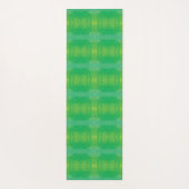 aanvaarding | Geel Groen Blauw Boho Medallions Yogamat (Achterkant)