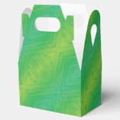 aanvaarding | Geel Groen Blauw Shibori patroon Bedankdoosjes (Geopend)