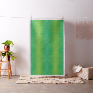 aanvaarding   Geel Groen Blauw Shibori patroon Stof