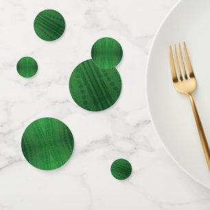 aanvaarding groen eclectisch boho-patroon confetti