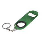 aanvaarding | groen eclectisch boho-patroon mini flessenopener (Voorkant Gekanteld)
