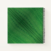 aanvaarding | groen eclectisch boho-patroon notitieboek (Achterkant)