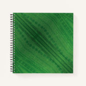 aanvaarding | groen eclectisch boho-patroon notitieboek (Voorkant)