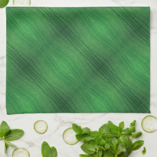 aanvaarding   groen eclectisch boho-patroon theedoek