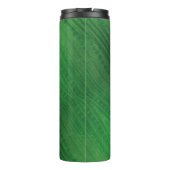 aanvaarding | groen eclectisch boho-patroon thermosbeker (Achterkant)