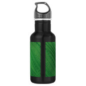 aanvaarding | groen eclectisch boho-patroon waterfles  (Achterkant)