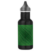 aanvaarding | groen eclectisch boho-patroon waterfles  (Links)