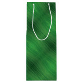 aanvaarding | groen eclectisch boho-patroon wijn cadeautas (Voorkant)