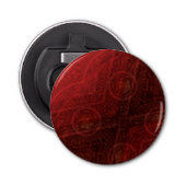 aanvaarding | Rode Meditatie Button Flesopener (Voorkant)