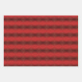 aanvaarding | rood eclectisch boho-patroon inpakpapier vel (Voorkant 3)