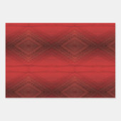 aanvaarding | rood eclectisch boho-patroon inpakpapier vel (Voorkant)