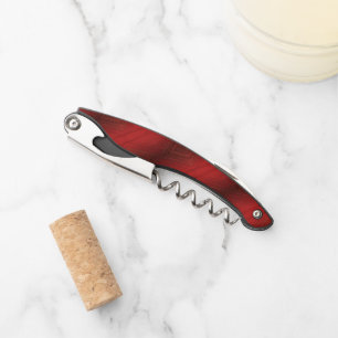 aanvaarding rood eclectisch boho-patroon kurkentrekker