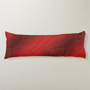 aanvaarding   rood eclectisch boho-patroon lichaamskussen