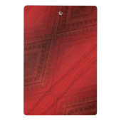 aanvaarding | rood eclectisch boho-patroon mini klembord (Achterkant)