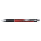 aanvaarding | rood eclectisch boho-patroon pen (Achterkant)