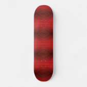 aanvaarding | rood eclectisch boho-patroon skateboard (Voorkant)
