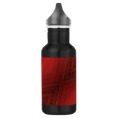 aanvaarding | rood eclectisch boho-patroon waterfles (Links)