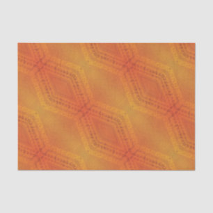 aanvaarding Rood Oranje geel Shibori-patroon Tissuepapier