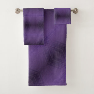 aanvaarding violet eclectisch boho-patroon bad handdoek