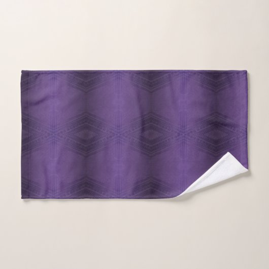 aanvaarding | violet eclectisch boho-patroon bad handdoek (Handdoek)