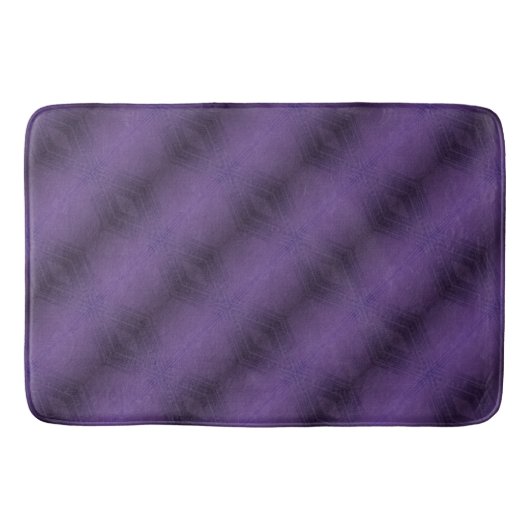 aanvaarding | violet eclectisch boho-patroon badmat (Voorkant)