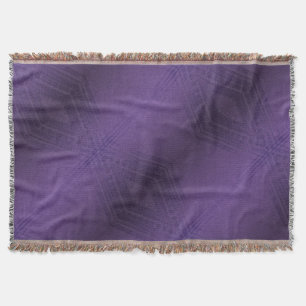 aanvaarding violet eclectisch boho-patroon deken