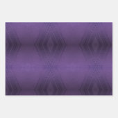 aanvaarding | violet eclectisch boho-patroon inpakpapier vel (Voorkant)