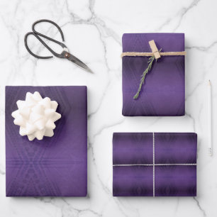 aanvaarding   violet eclectisch boho-patroon inpakpapier vel