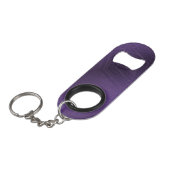 aanvaarding | violet eclectisch boho-patroon mini flessenopener (Voorkant Gekanteld)
