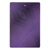 aanvaarding | violet eclectisch boho-patroon mini klembord (Achterkant)