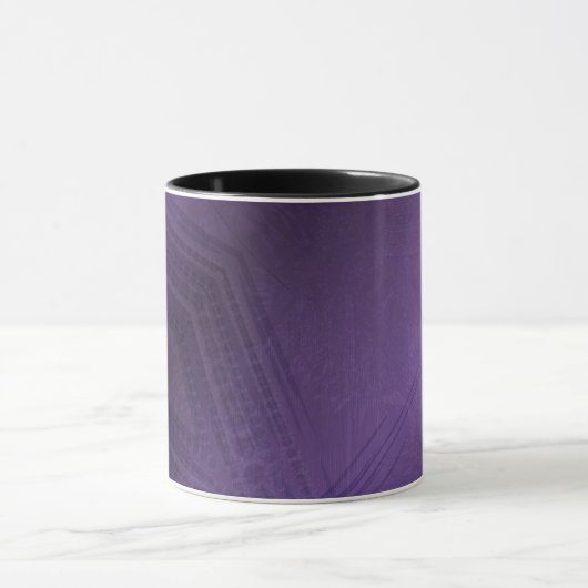 aanvaarding | violet eclectisch boho-patroon mok (Midden)