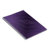 aanvaarding | violet eclectisch boho-patroon notitieboek (Rechterzijde)