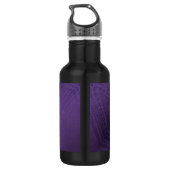 aanvaarding | violet eclectisch boho-patroon waterfles  (Achterkant)