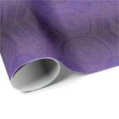 aanvaarding | Violet Medallions Meditatie Cadeaupapier (Rol Hoek)