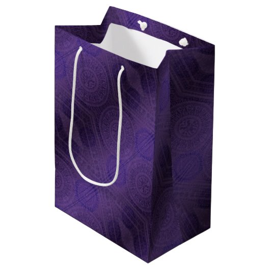 aanvaarding | Violet Medallions Meditatie Medium Cadeauzakje (Voorkant Gekanteld)
