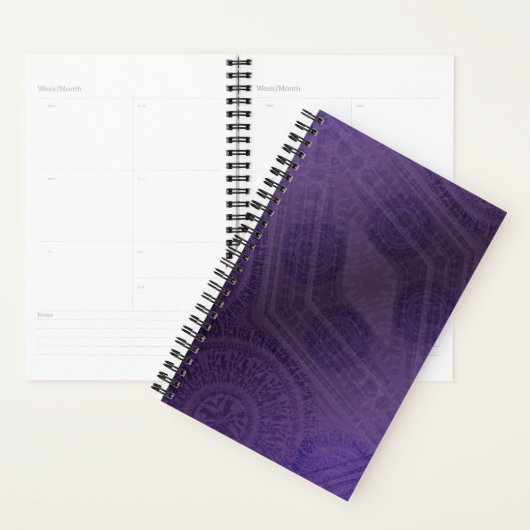 aanvaarding | Violet Medallions Meditatie Planner (Display)