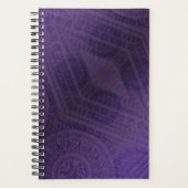 aanvaarding | Violet Medallions Meditatie Planner (Voorkant)