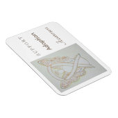 Aanvaarding Wit Ribbon Angel Magnet Magneet (Rechterzijde)