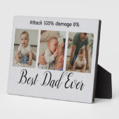 Aanval 100% schade 0% /Aangepaste grappige beste v Fotoplaat (Zijkant)