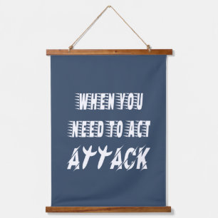 Aanval Hangend Wandkleed