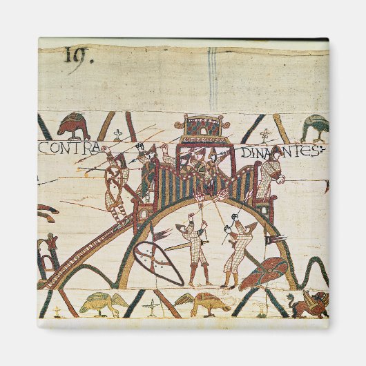 Aanval in de stad Dinan Magneet (Voorkant)