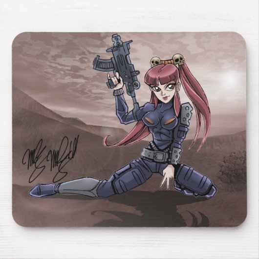 aanval met anime mousepad muismat (Voorkant)