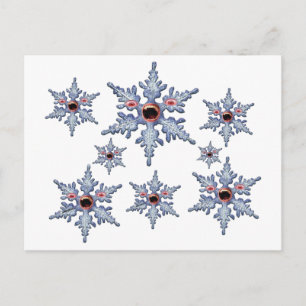 Aanval op de Snowflake Zombies! Briefkaart