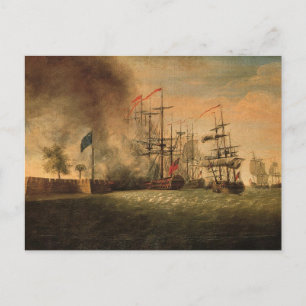 Aanval op Fort Moultrie Briefkaart