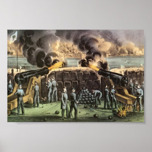 Aanval op Ft. Sumter Poster