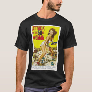 "Aanval op het 50ft-poster" klassiek T-shirt