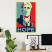 Aanval op Titan Erwin Smith Hope versie 2 Poster (Thuiskantoor)