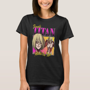 Aanval op Titan Season 4 Vrouw Titan Gradient T-shirt