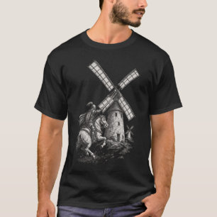 Aanval tegen de windmolens t-shirt